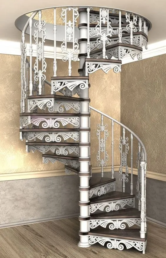 Ornate spiral staircase concept